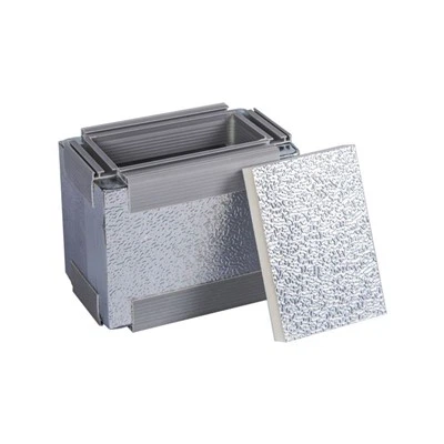 UNTDuct foreinangruð rás PIR froðuplötu